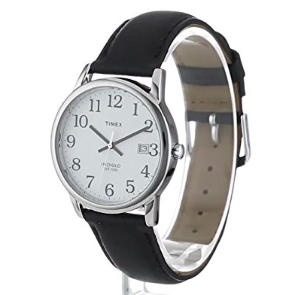 Timex Easy Reader Men's Leather Strap Watch - NWOT